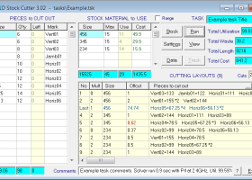 1D Stock Cutter screenshot