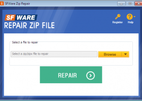SFWare Repair ZIP File screenshot