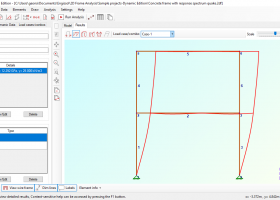 2D Frame Analysis Dynamic Edition screenshot