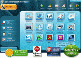 Isurveillancesoft Keylogger screenshot