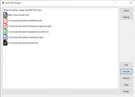 Multi PDF Merger screenshot