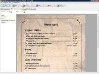 CAD-KAS Menu Card Designer screenshot