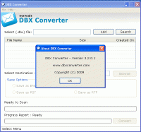 Convert DBX to PST Microsoft screenshot