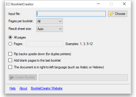 BookletCreator screenshot