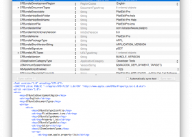 PlistEdit Pro for Mac OS X screenshot