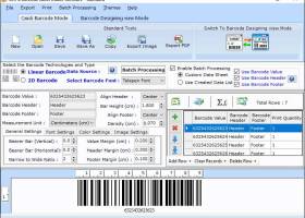 Standard Barcode Designing Software screenshot