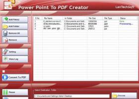 Powerpoint To PDF Creator screenshot