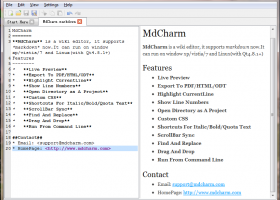 MdCharm screenshot