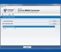 Outlook OLM to MBOX Conversion screenshot