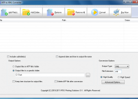 AFP to XML Converter screenshot