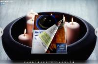 Candle Light Style Theme for 3D Book screenshot