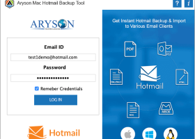Hotmail Backup for Mac screenshot