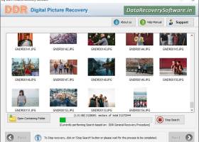 Erased Digital Pictures Recovery Tool screenshot