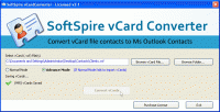 vCard Importer screenshot