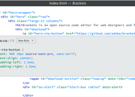 Brackets Sprint screenshot