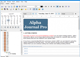 Alpha Journal Pro screenshot