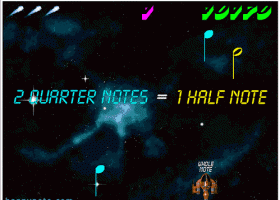 Music Notes In Space HN screenshot