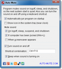 Auto Mute screenshot