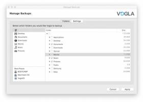 VOGLA BACKUP screenshot