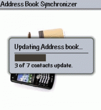 BlackBerry AddressBook Synchronizer(Acce screenshot