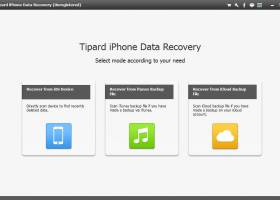 Tipard iPhone Data Recovery screenshot