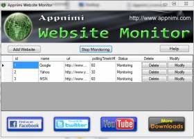 Appnimi Website Monitor screenshot