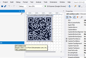 ASP.NET Linear Barcode Web Server screenshot