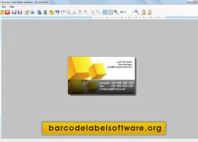 Business Card Software screenshot