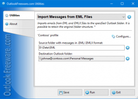 Import Messages from EML Files screenshot