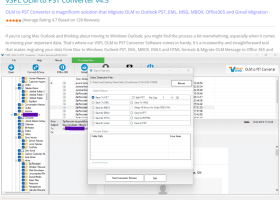 VSPL OLM to PST Converter screenshot