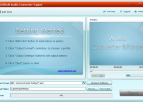 GiliSoft Audio Converter Ripper screenshot