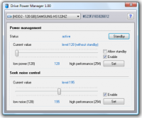 Drive Power Manager screenshot