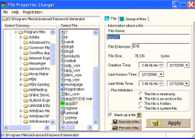 IW File Properties Changer screenshot