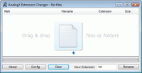 AnalogX Extension Changer screenshot