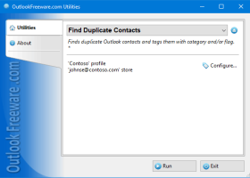 Find Duplicate Contacts for Outlook screenshot