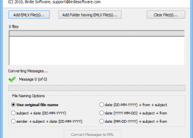 EMLX to EML Batch Converter screenshot
