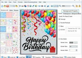 Bulk Birthday Card Maker Application screenshot