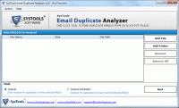 SysTools Email Duplicate Analyzer screenshot