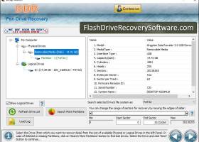 Thumb Drive Recovery Software screenshot