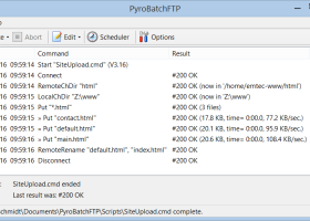 PyroBatchFTP Scripted FTP/SFTP/ Transfer screenshot