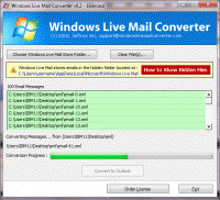 Import Windows Live Mail into MS Outlook 2010 screenshot