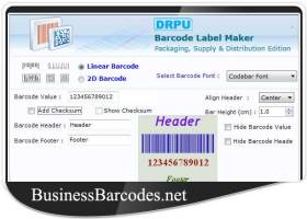 2D Barcodes for Packaging Supply screenshot
