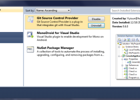 Git Source Control Provider screenshot