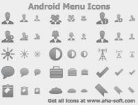 Android Menu Icons screenshot
