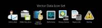 Vector Data Icon Set screenshot