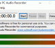 Free PC Audio Recorder