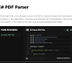 C# PDF Parser