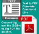 VeryUtils Text to PDF Converter Command Line