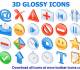 3D Glossy Icons