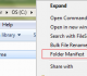 Folder Manifest